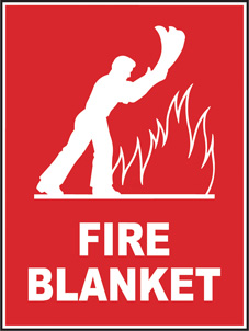 SAFETY SIGN (PVC) | Fire Blanket